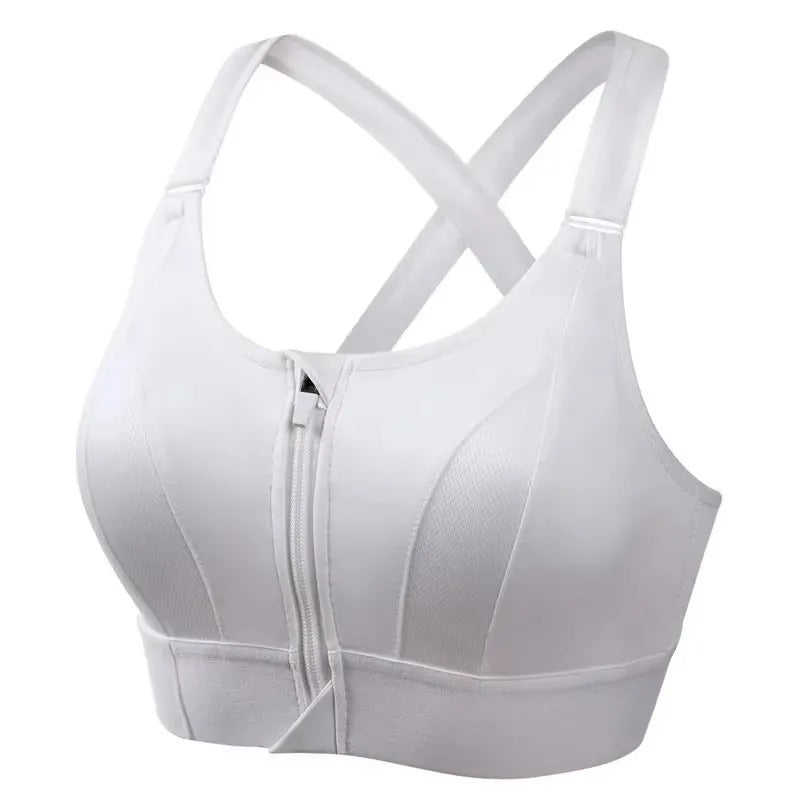 Amora Curves ZipLift Criss-Cross Sports Bra™