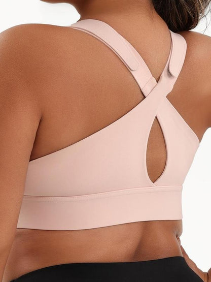 Amora Curves ZipLift Criss-Cross Sports Bra™