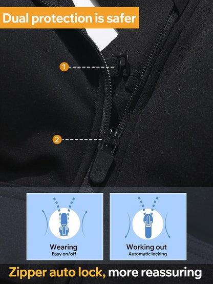 Amora Curves ZipLift Criss-Cross Sports Bra™