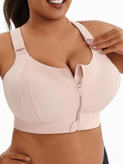 Amora Curves ZipLift Criss-Cross Sports Bra™