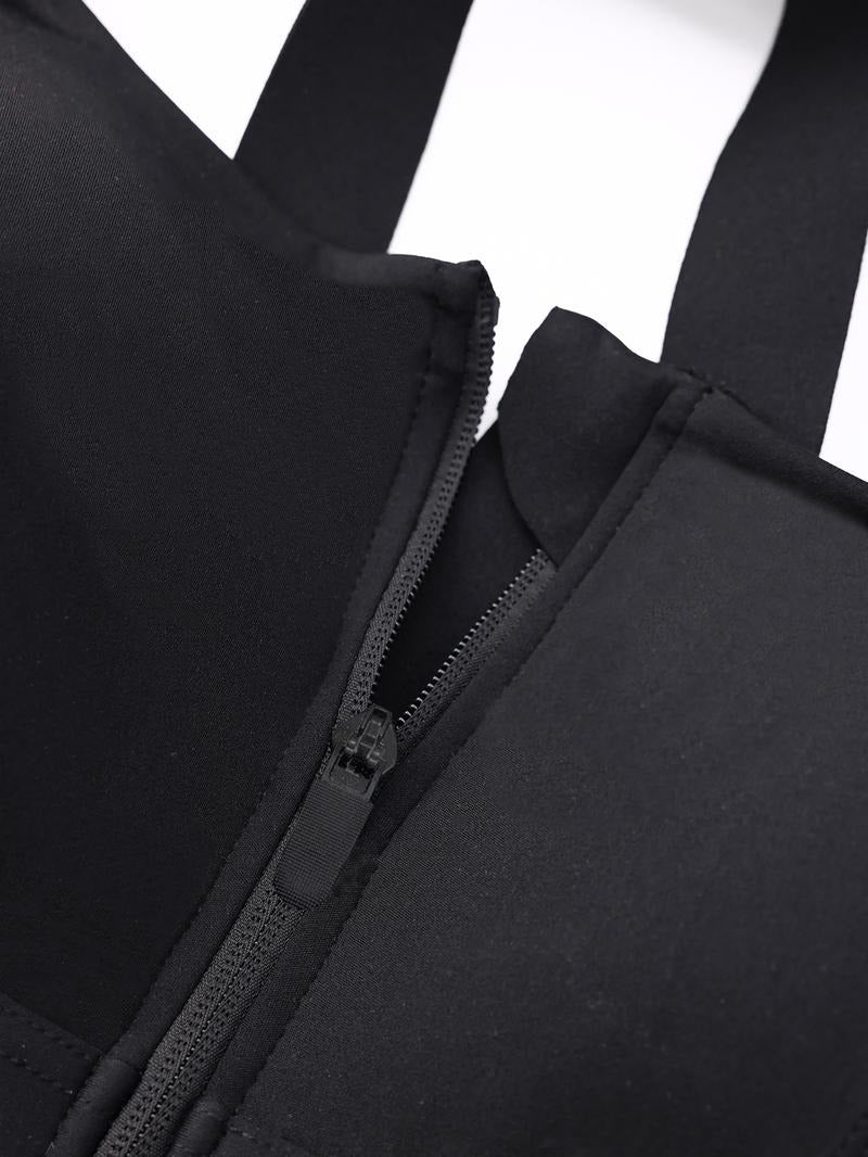 Amora Curves ZipLift Criss-Cross Sports Bra™